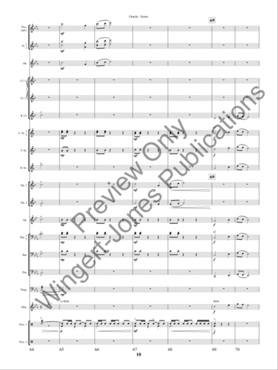 Oracle (Score) Oracle (Score) Concert Band scores gallery preview page 13