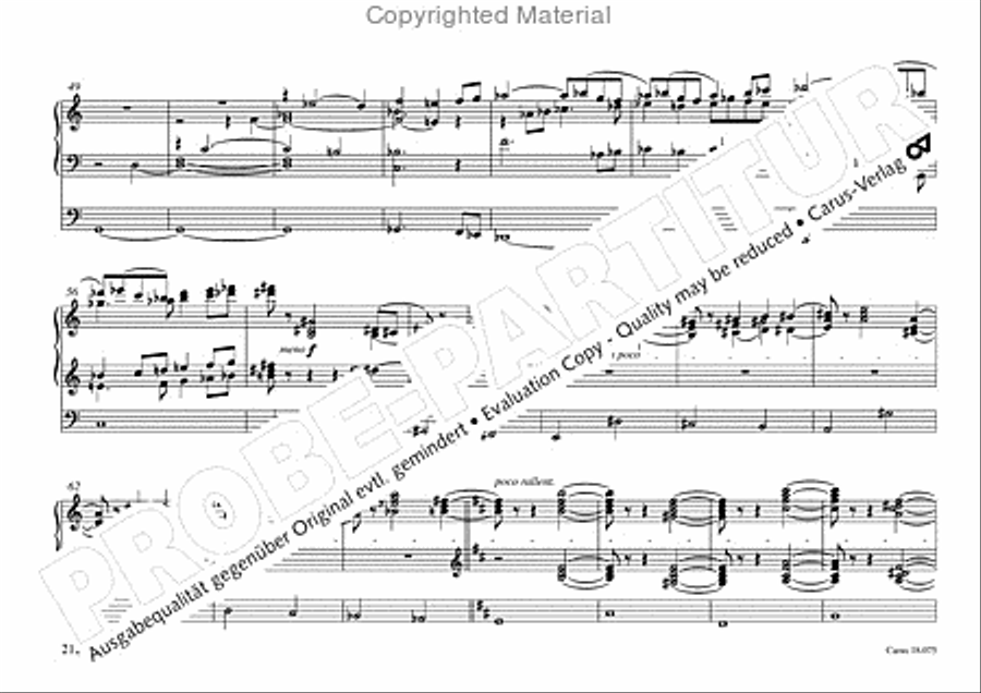 Freiburger Orgelbuch: Stammteil Organ Solo scores gallery preview page 213