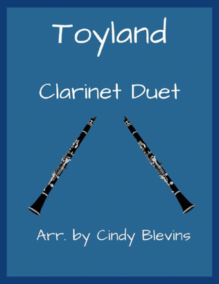 Book cover for Toyland, for Clarinet Duet