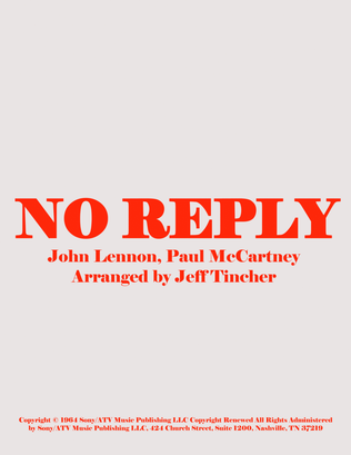 Book cover for No Reply