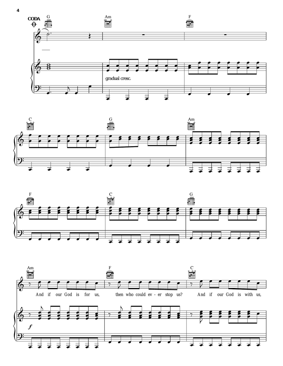 Our God Our God Guitar scores gallery preview page 4
