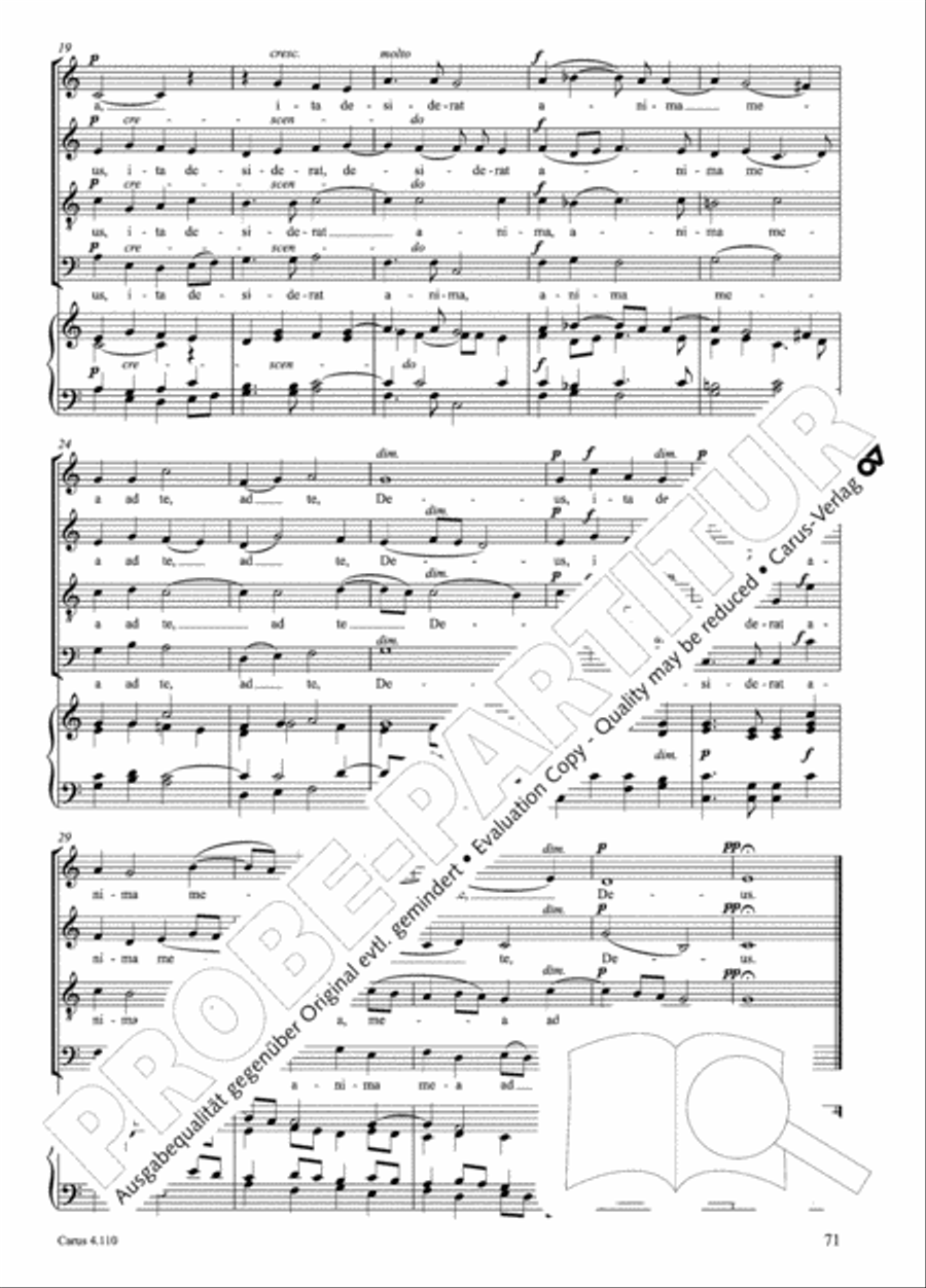 20 Latin Motets (Chants sacres latin/ 20 latein. Motetten) 4-Part scores gallery preview page 72