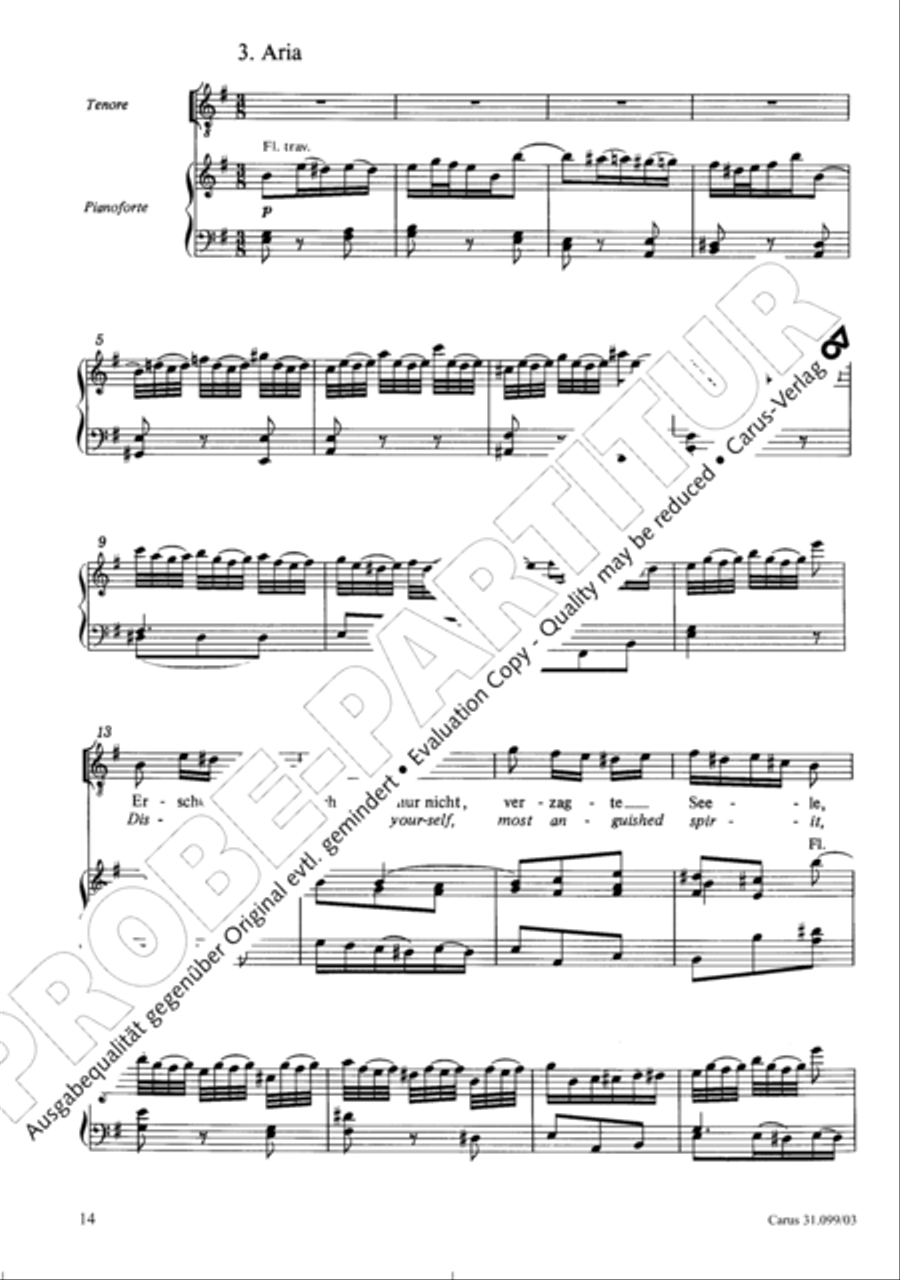 Whatever God ordains is right (Was Gott tut, das ist wohlgetan) 4-Part scores gallery preview page 15