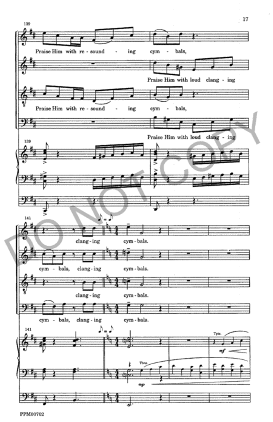 Alleluia! Christ is Risen 4-Part scores gallery preview page 18