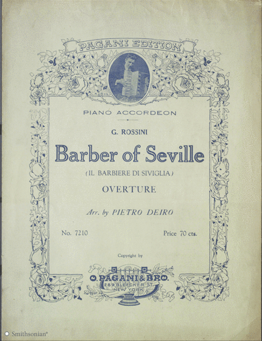 Barber of Seville Piano scores gallery preview page 1