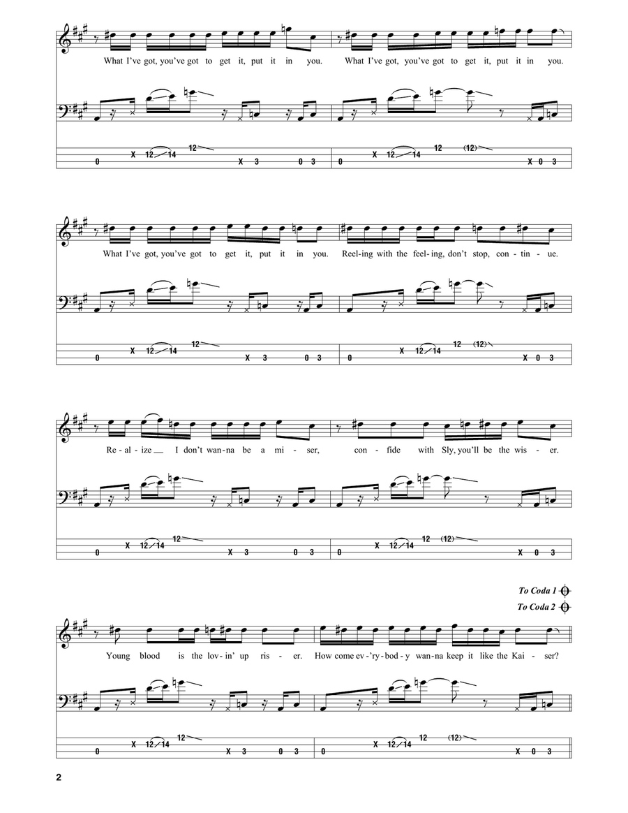 Give It Away Acoustic Guitar scores gallery preview page 2