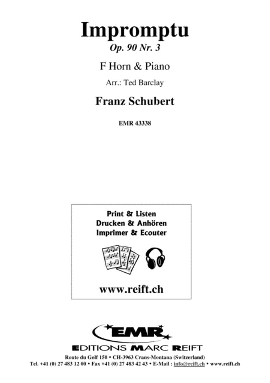 Impromptu Horn scores gallery preview page 1