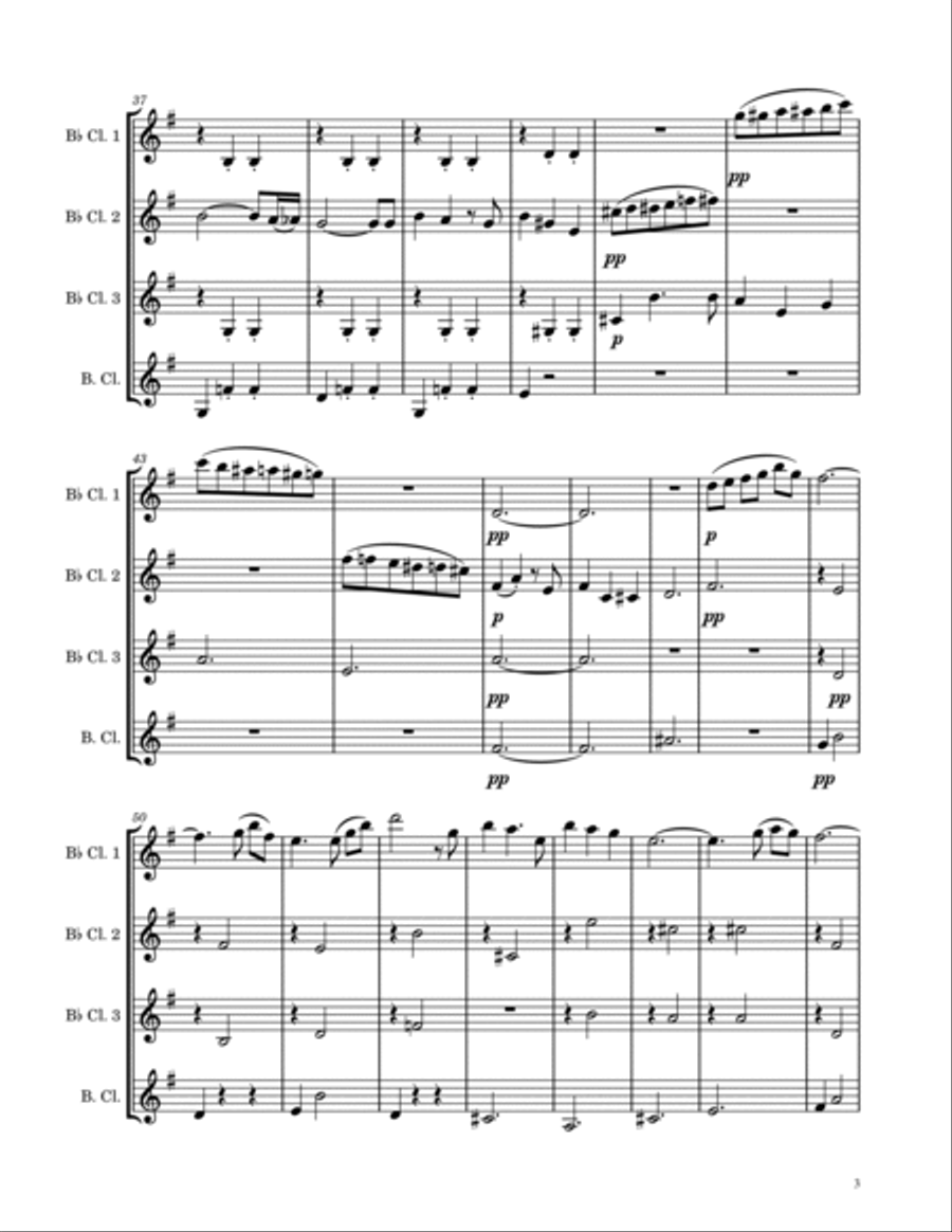 Married Life Woodwind Quartet scores gallery preview page 3