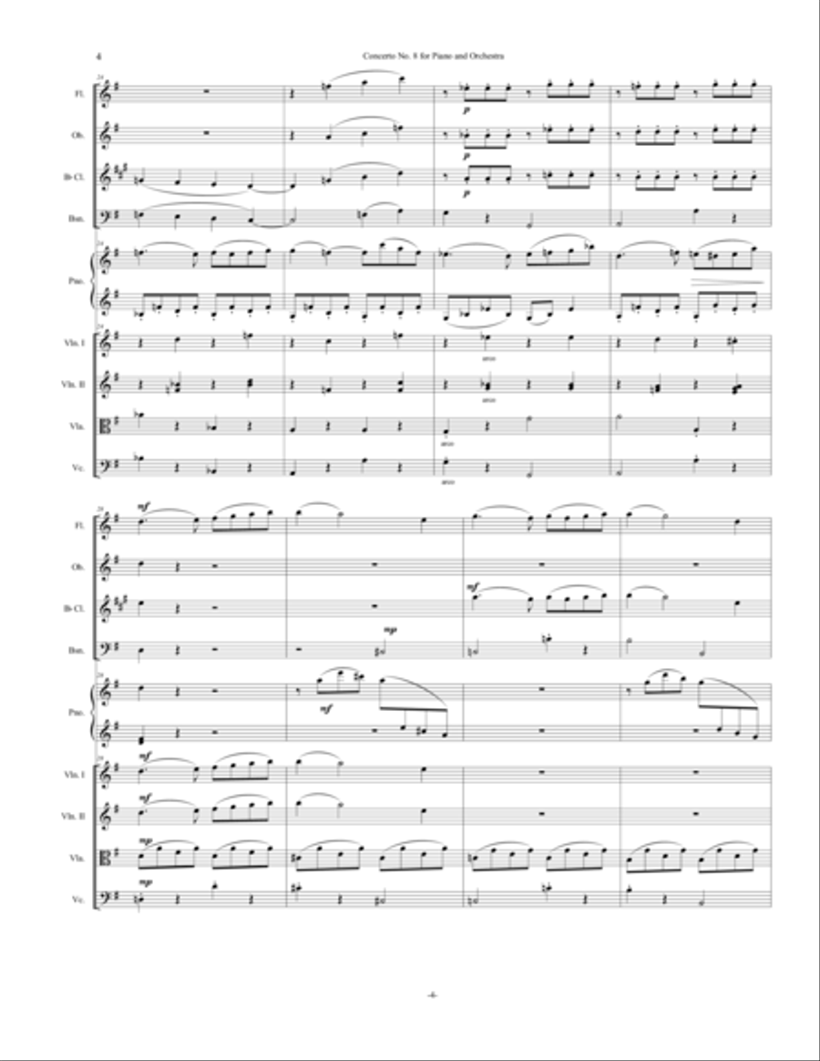 Spring Concerto - Orchestra Score Large Ensemble scores gallery preview page 4