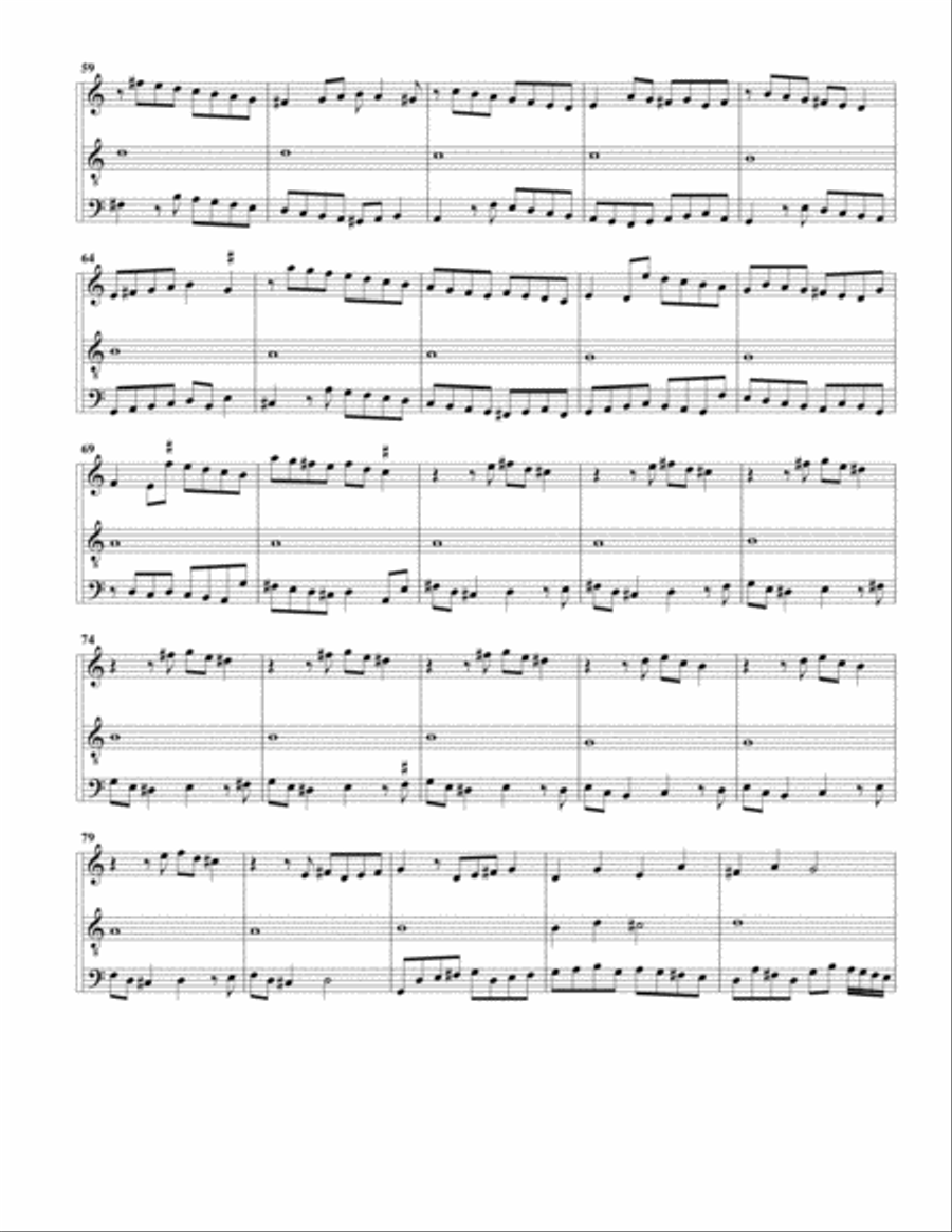 Christe Redemptor (arrangement for 3 recorders) Recorder scores gallery preview page 3