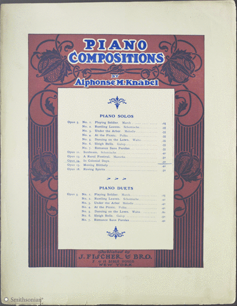 In Colonial Days Piano Solo scores gallery preview page 1