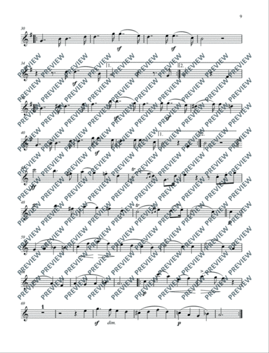 Classical Highlights for Flute Flute Solo scores gallery preview page 10