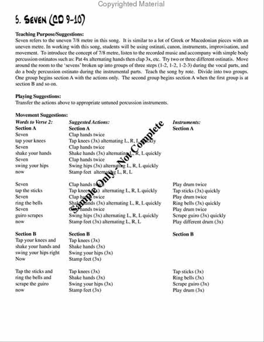 Jazz & Blues for Kids Choir scores gallery preview page 11
