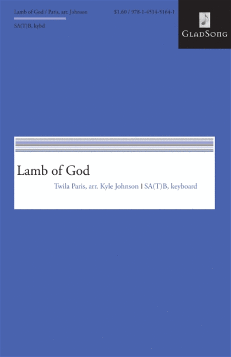 Lamb of God 4-Part scores gallery preview page 1