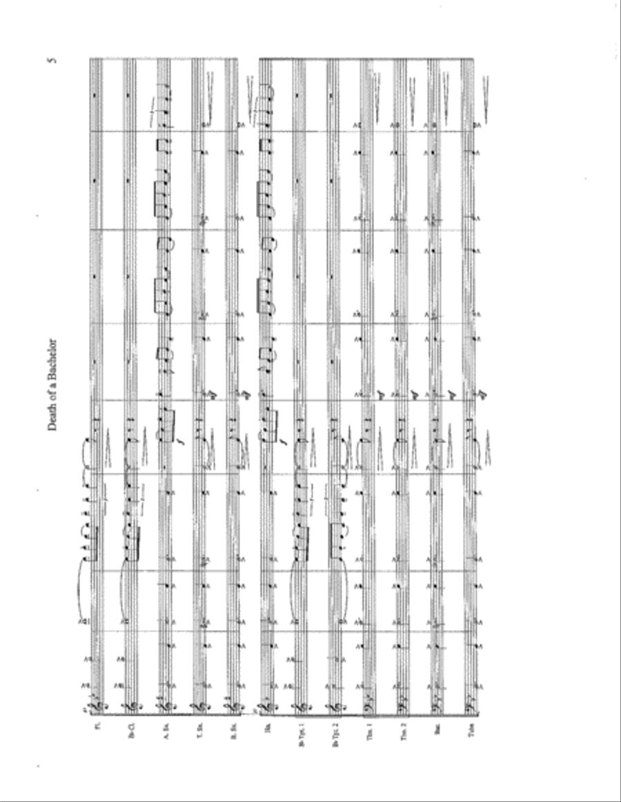 Death Of A Bachelor Death Of A Bachelor Small Ensemble scores gallery preview page 5