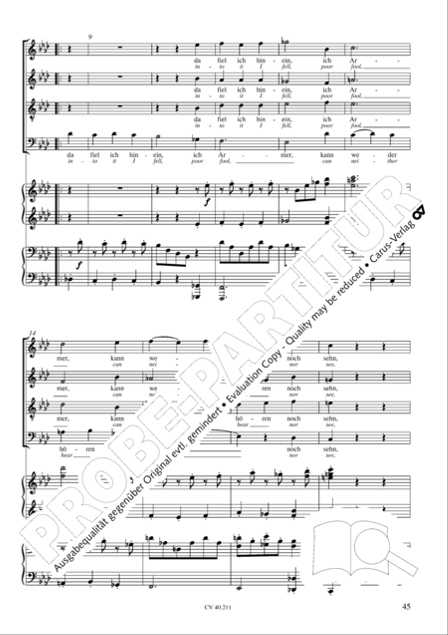 Liebeslieder-Walzer, Op. 52 Choir scores gallery preview page 46