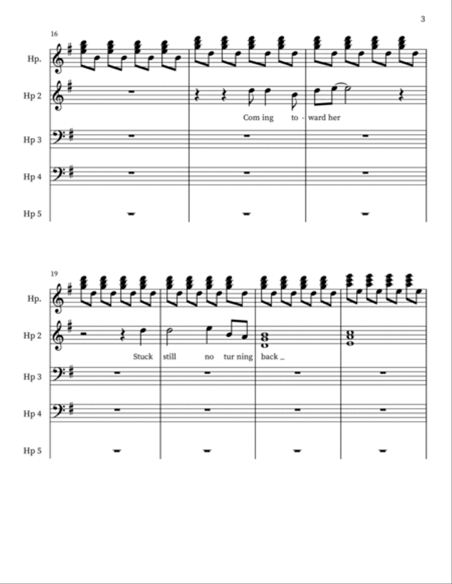 Dog Days Are Over Harp scores gallery preview page 4