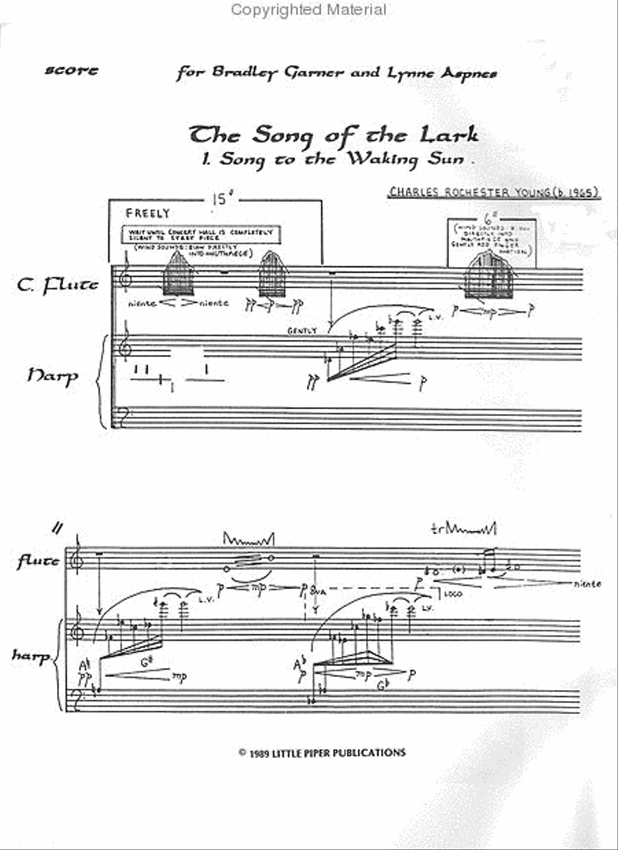 The song of the Lark The song of the Lark Flute scores gallery preview page 2