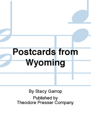 Book cover for Postcards from Wyoming