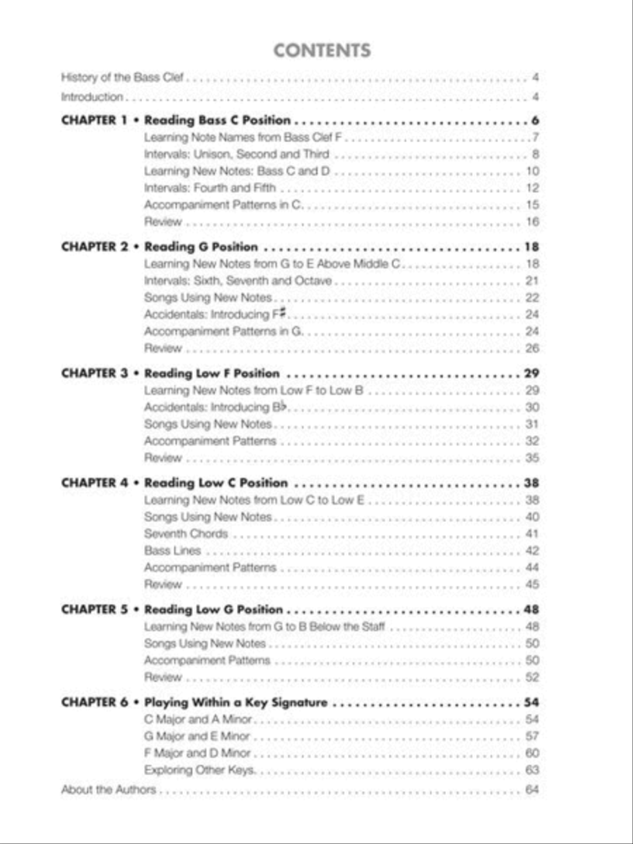 How to Read Bass Clef on the Piano Piano scores gallery preview page 4
