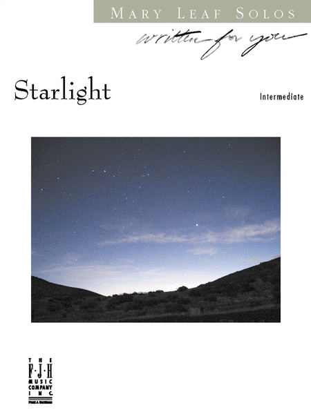 Starlight by Mary Leaf Piano Solo - Sheet Music