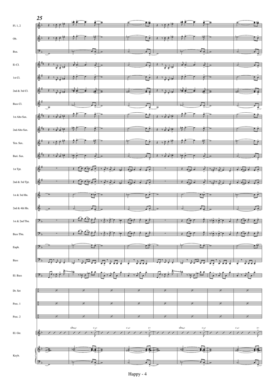 Happy Concert Band scores gallery preview page 6