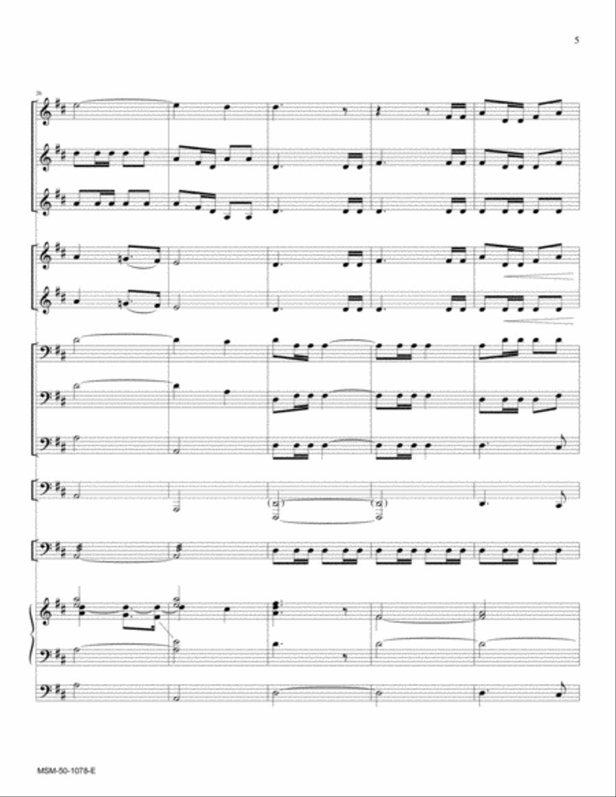 Joy to the World Choir scores gallery preview page 5