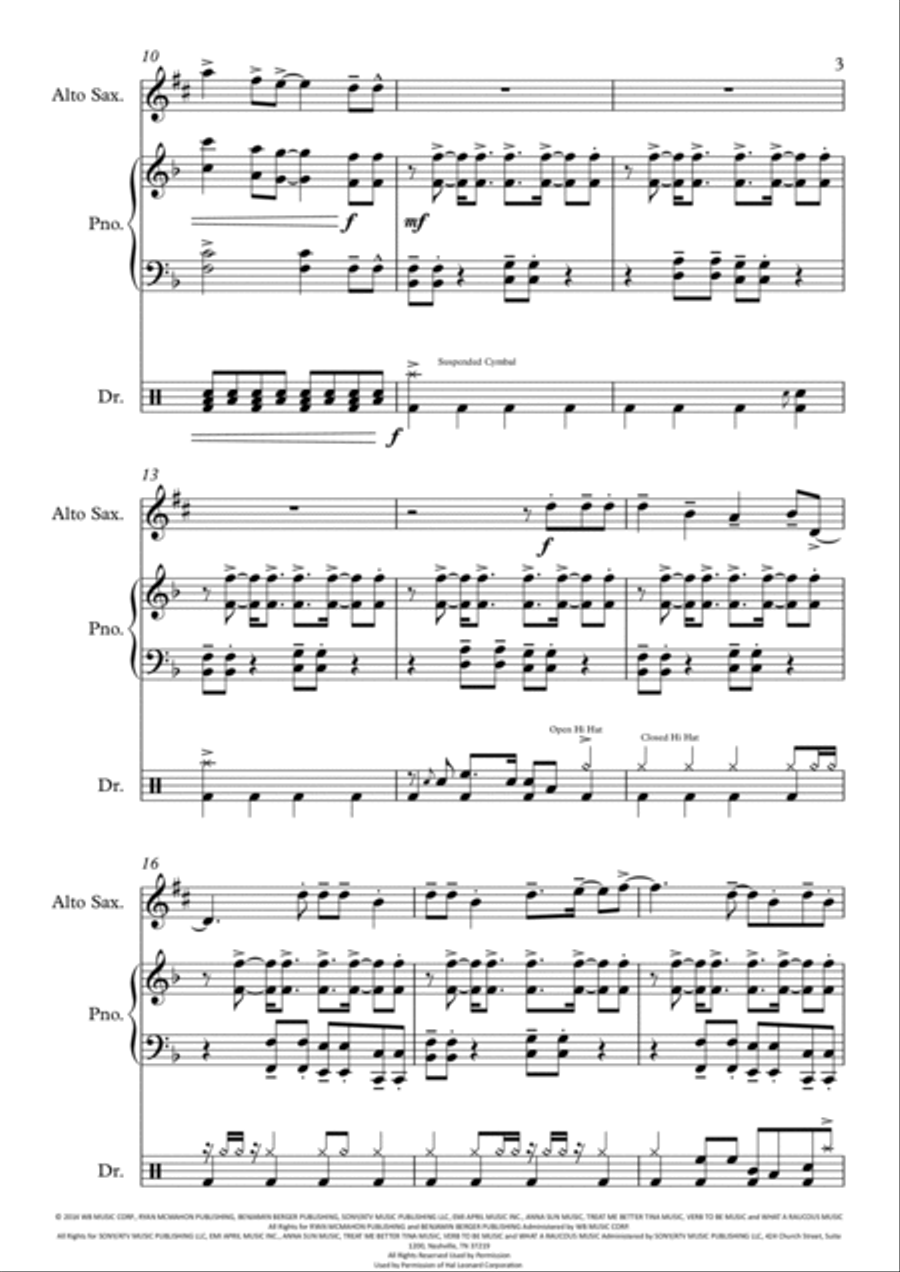 Shut Up And Dance Small Ensemble scores gallery preview page 4