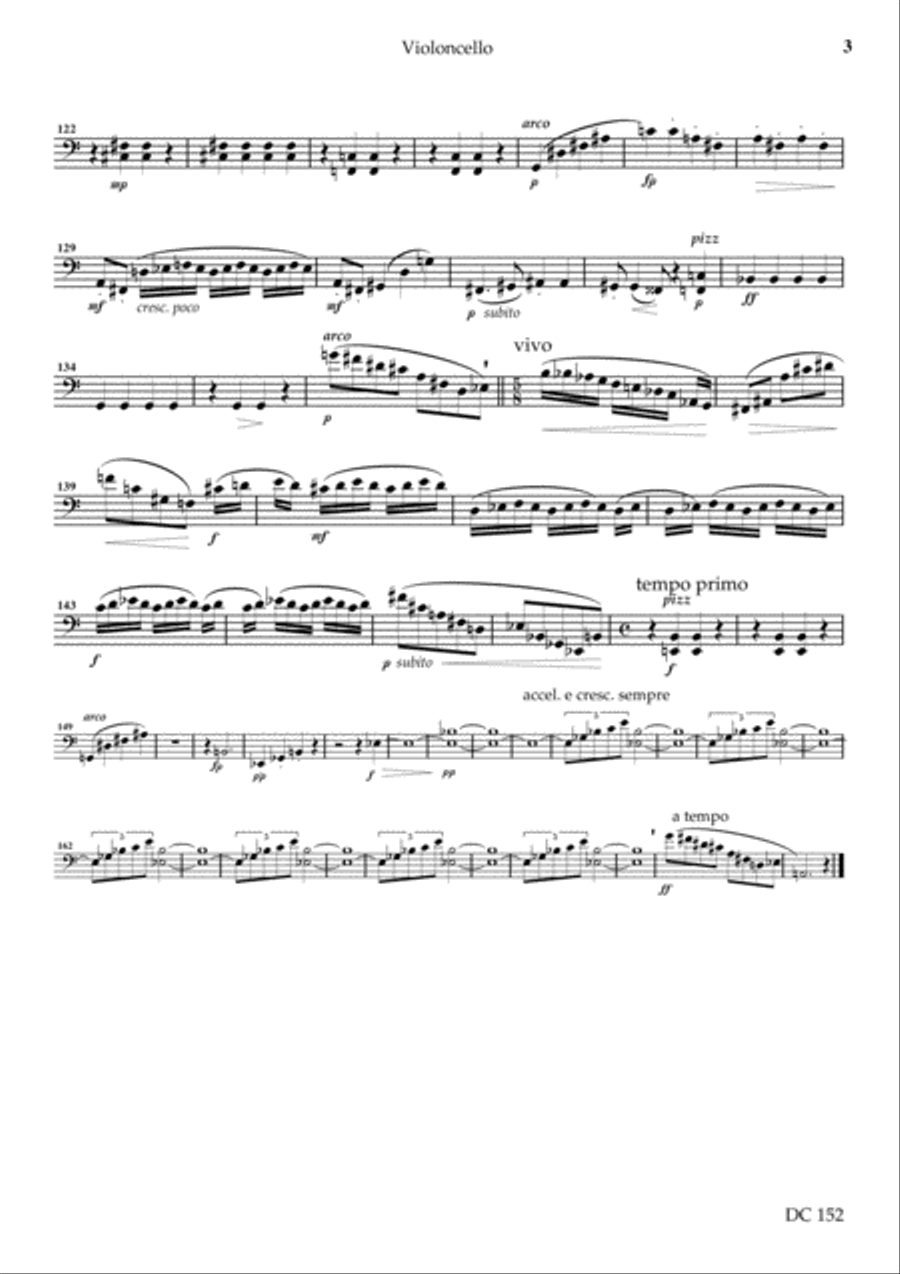 String Quartet No 2 (Parts) String Quartet scores gallery preview page 6