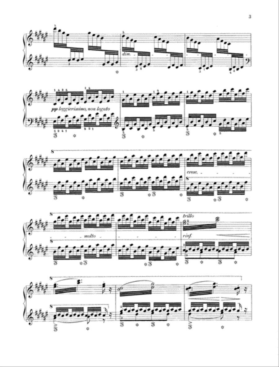 Les jeux d'eaux à la villa d'Este Piano Solo scores gallery preview page 2