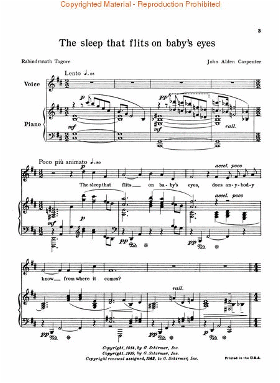 50 Art Songs from the Modern Repertoire Voice Solo scores gallery preview page 2