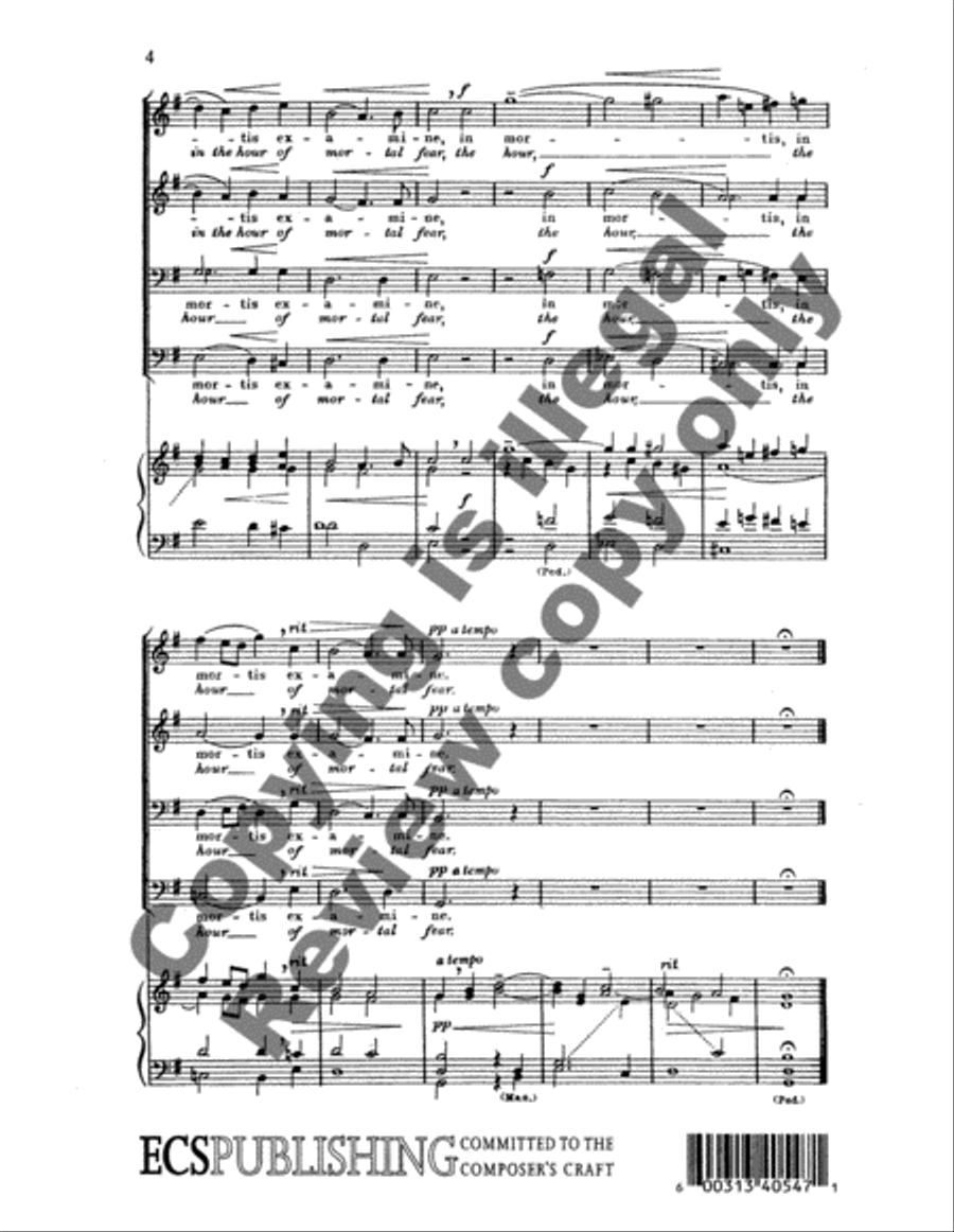 Ave verum Corpus Ave verum Corpus TTBB scores gallery preview page 4