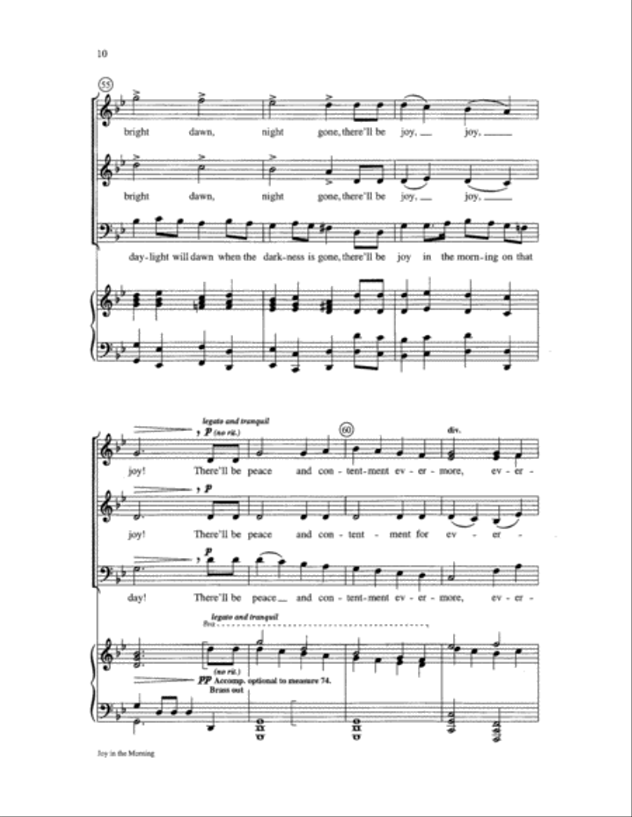 Joy in the Morning Joy in the Morning 3-Part scores gallery preview page 10