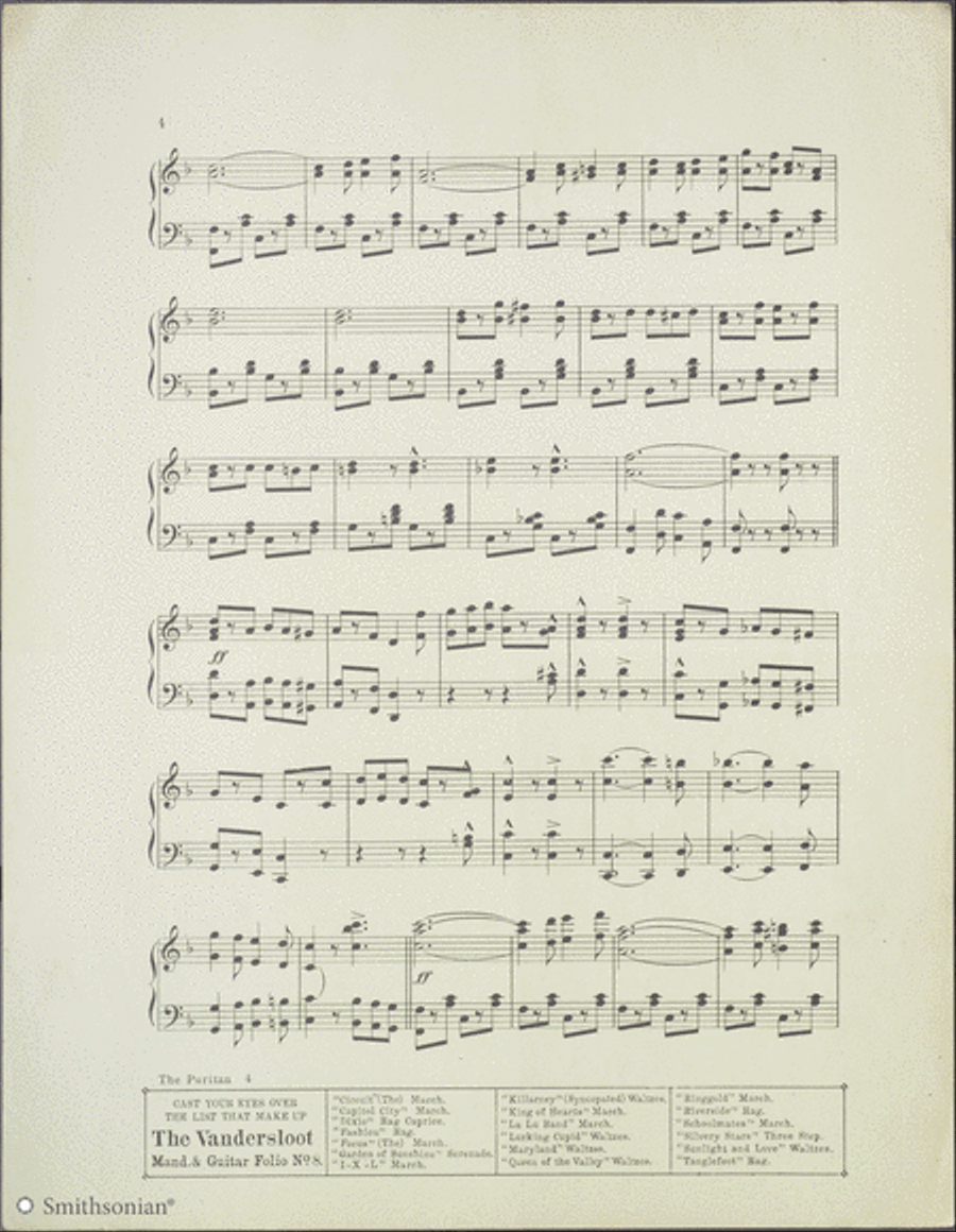The Puritan March, Two-Step Piano Solo scores gallery preview page 4