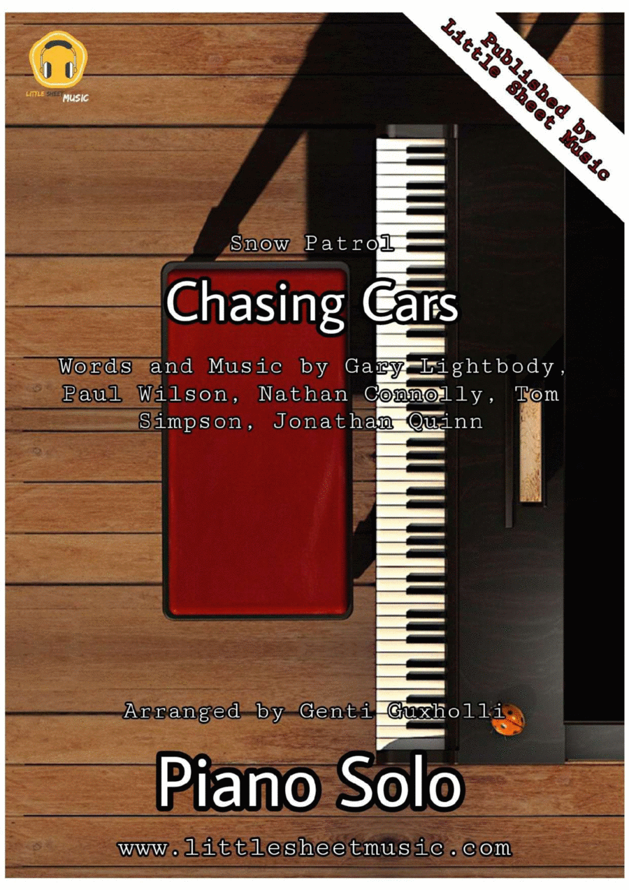 Chasing Cars Chasing Cars Piano Solo scores gallery preview page 1