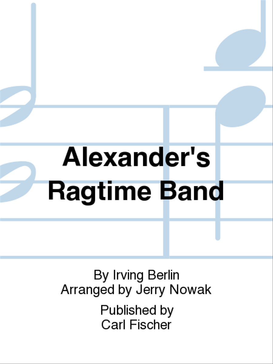 Alexander's Ragtime Band Concert Band scores gallery preview page 1