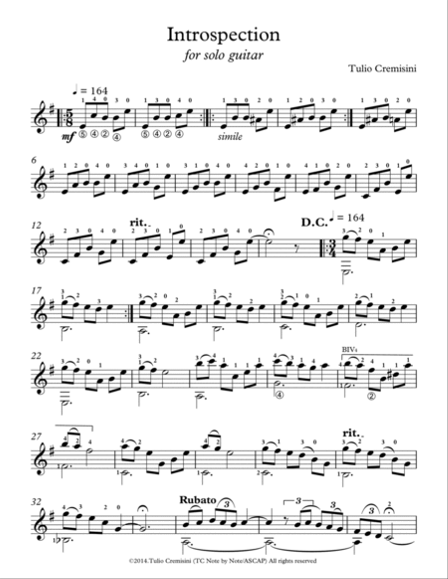 Introspection Acoustic Guitar scores gallery preview page 2