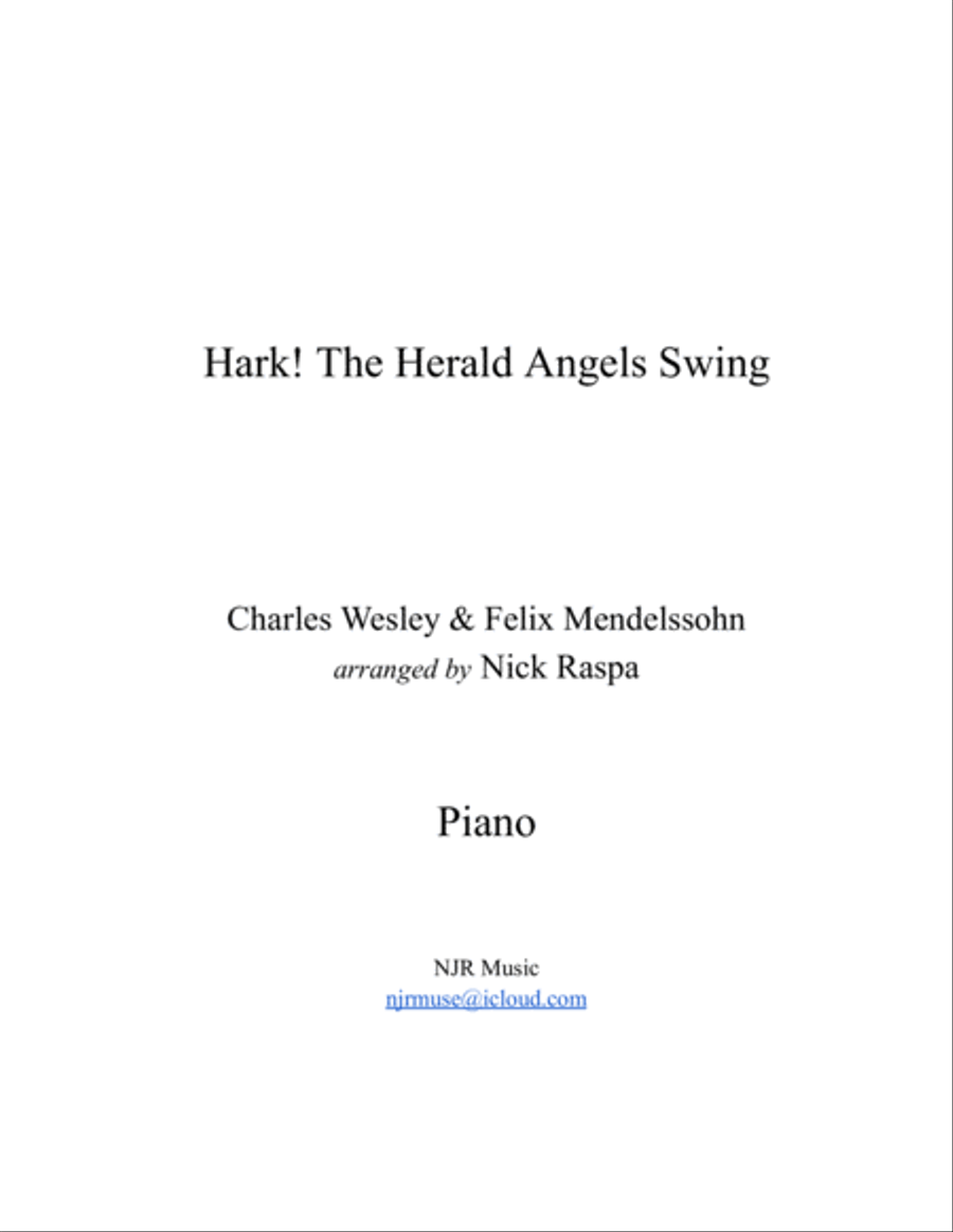 Hark! The Herald Angels Swing Piano Solo scores gallery preview page 3