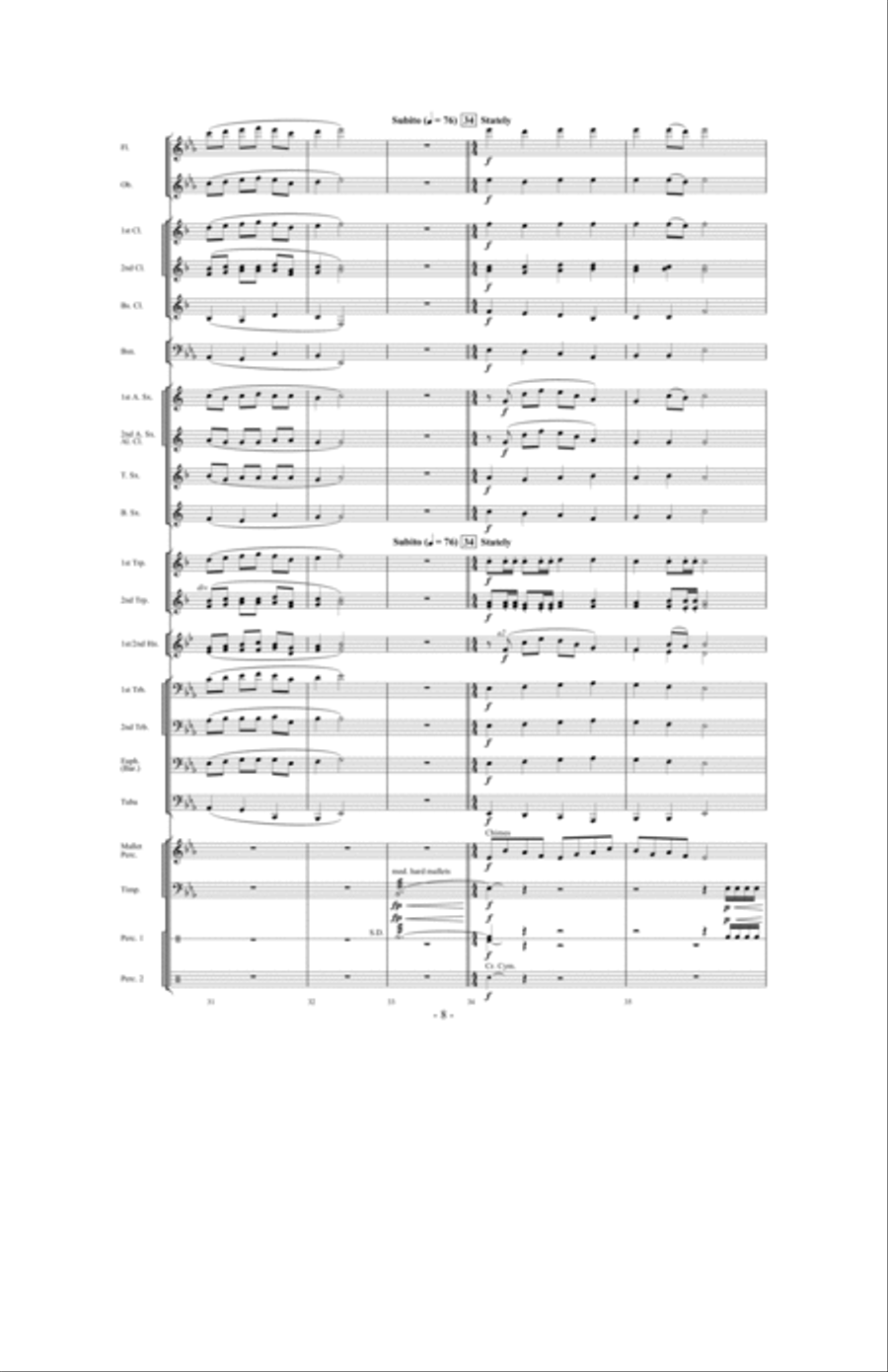 Divinum Mysterium Concert Band scores gallery preview page 7