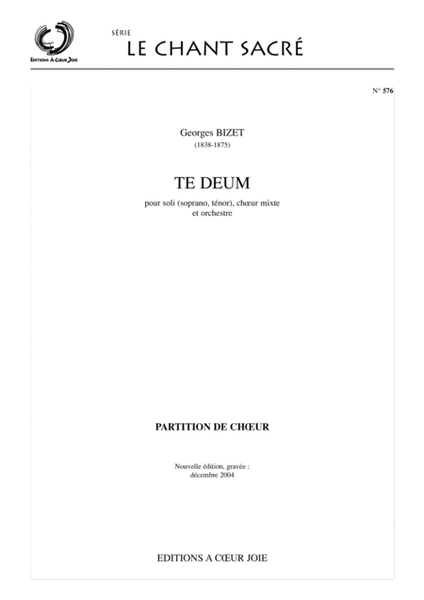 Te Deum - Bizet - Choeur