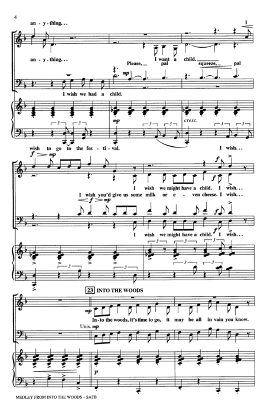 Into The Woods (Medley)