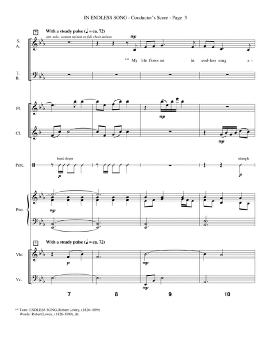 In Endless Song - Score