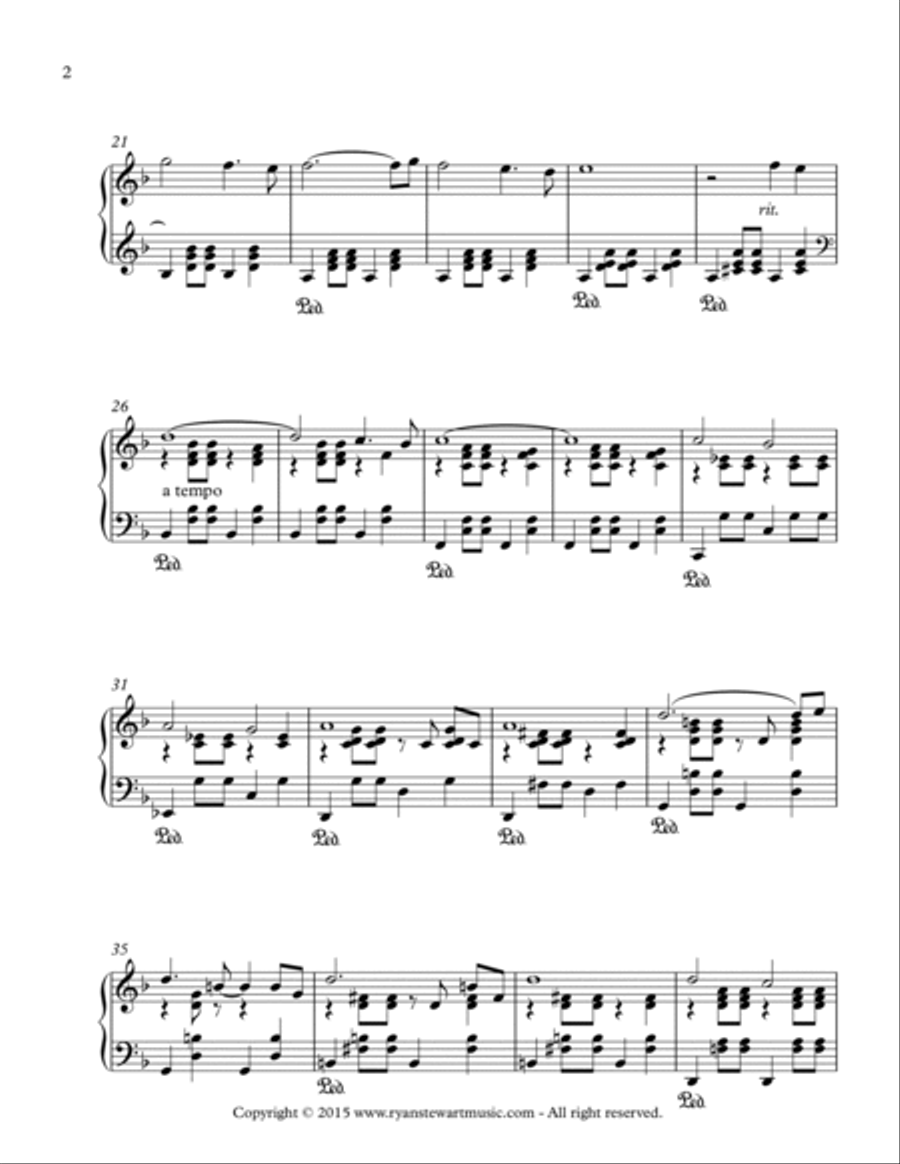 Summer (Solo Piano) Summer (Solo Piano) Piano Solo scores gallery preview page 2