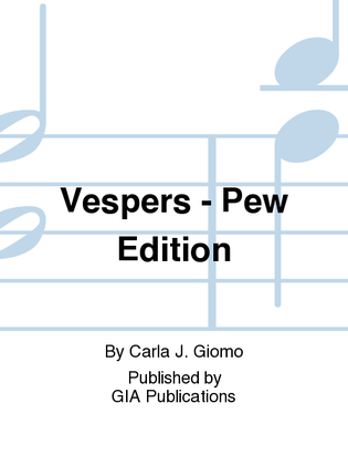 Book cover for Vespers - Assembly edition