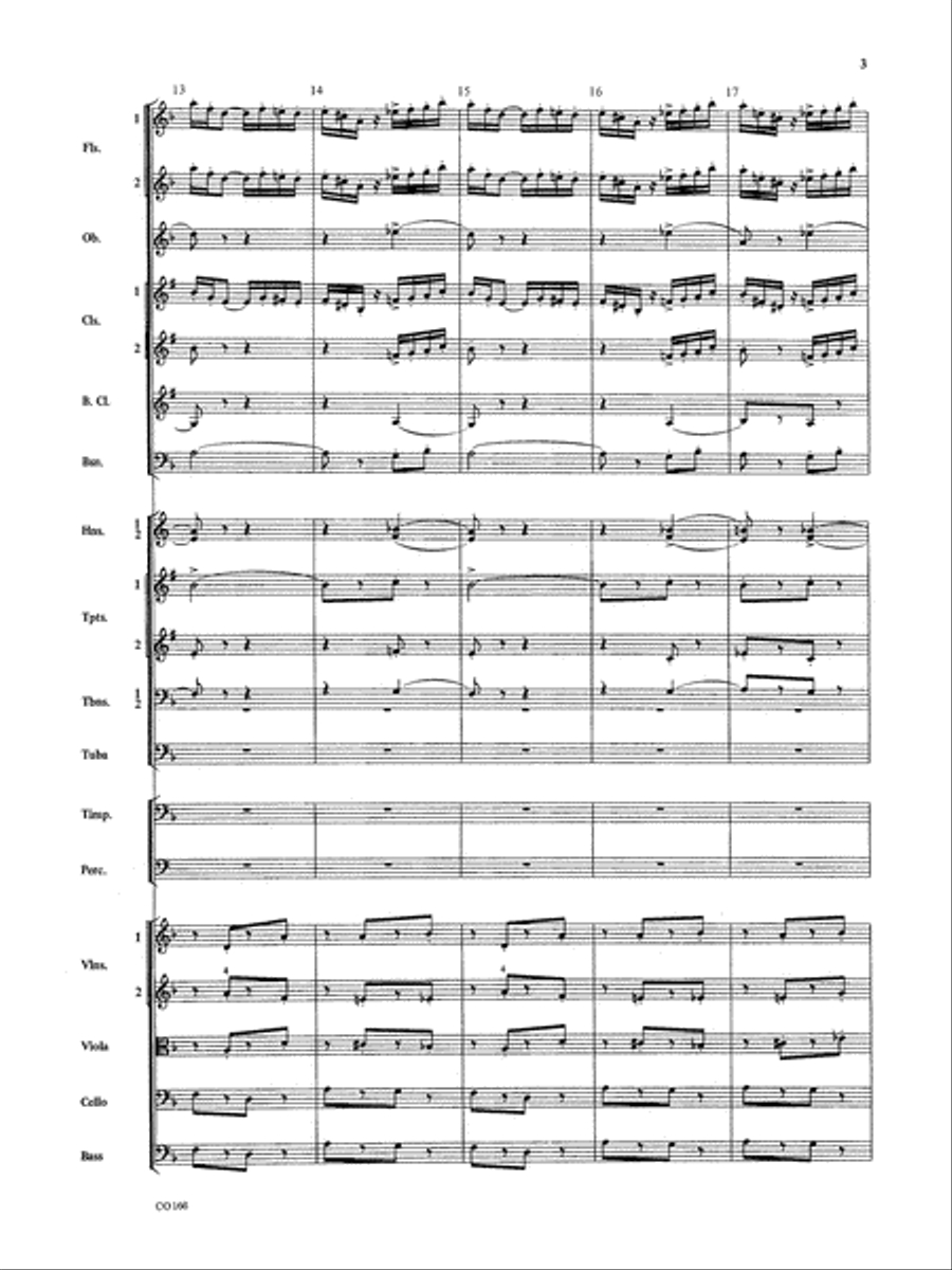 Bacchanale from Samson and Delilah: Score Full Orchestra scores gallery preview page 5