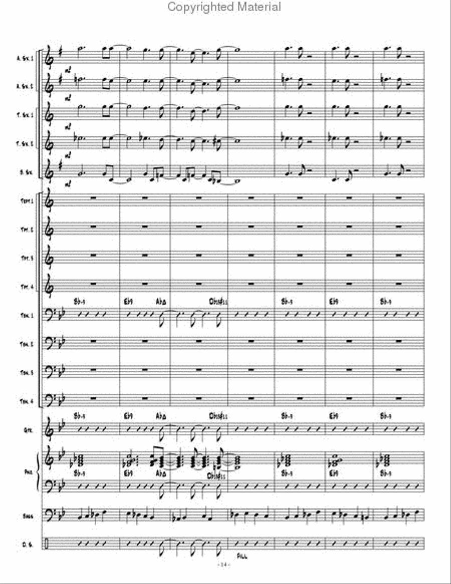 Ice is Nice Ice is Nice Jazz Ensemble scores gallery preview page 15