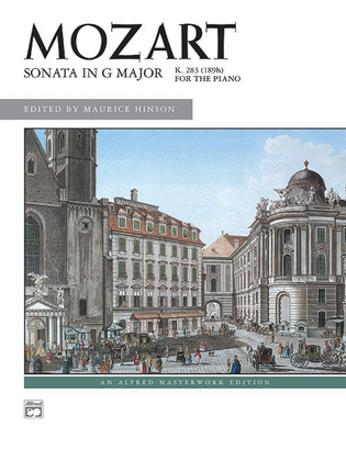 Book cover for Sonata in G Major, K. 283