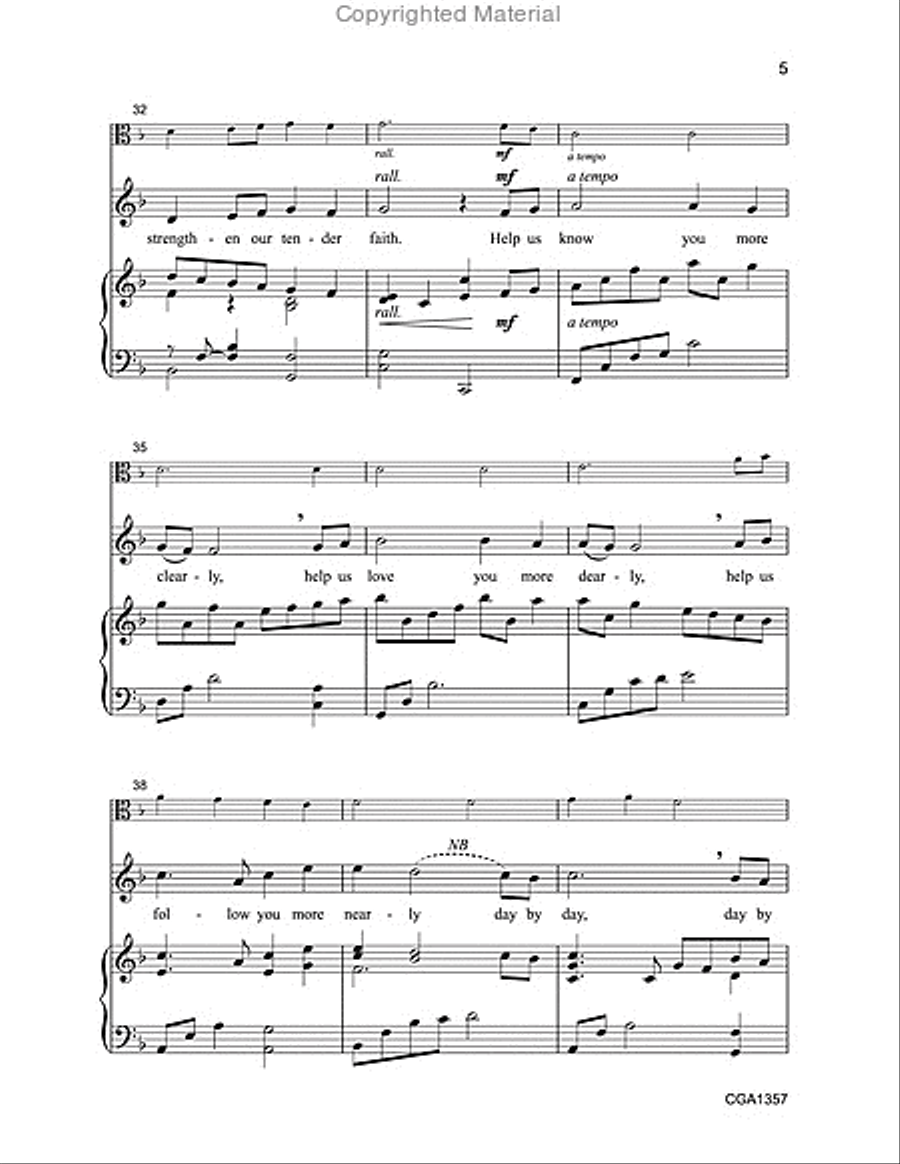 Guide Us, Lord 2-Part scores gallery preview page 5