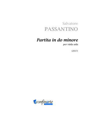 Salvatore Passantino: PARTITA IN DO MINORE (ES-21-041)