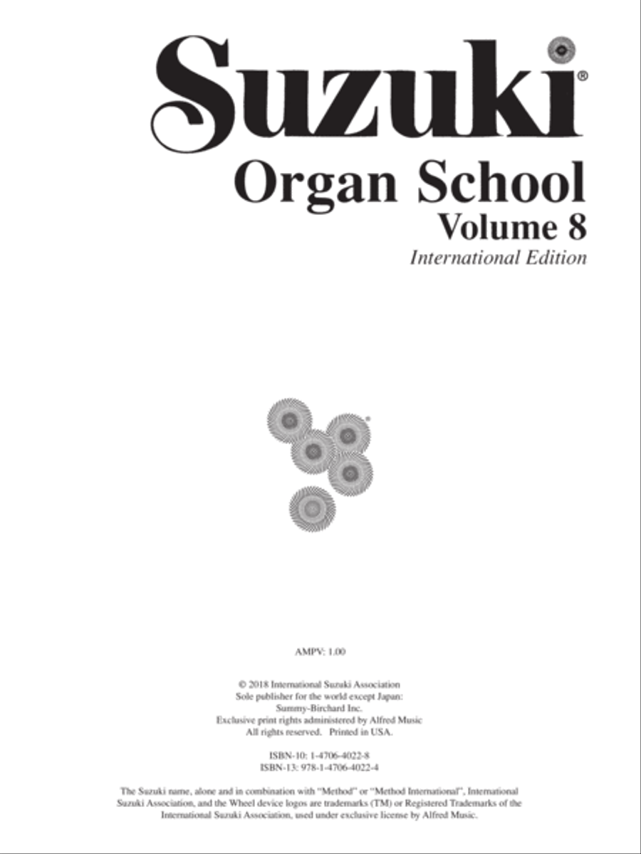 Suzuki Organ School Organ scores gallery preview page 2